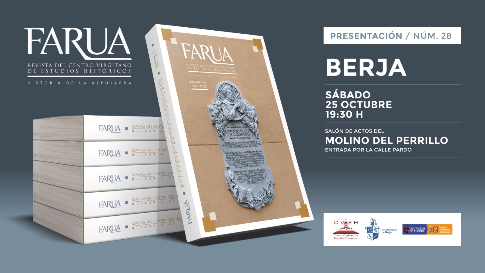 La nueva edición de la revista Farua se presenta este sábado 25 de octubre en Berja